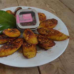 Enjoy plantains with indi chocolate BBQ Spice Rub with this delicious and easy to follow recipe from indi chocolate.