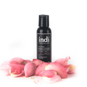 indi chocolate Rose Lotion is made with the best and fewest ingredients to give an exceptional experience on your skin. Absorbs well without feeling greasy. Great for everyone on your list including corporate, individual, self and holiday gifts. 
