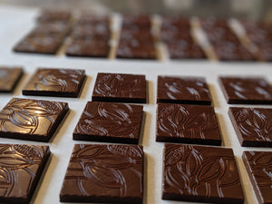 indi chocolate Thins are a great way to enjoy chocolate as well as for tasting and pairings. Made in Seattle's iconic Pike Place Market on Western Ave. from the cocoa beans we source around the world.
