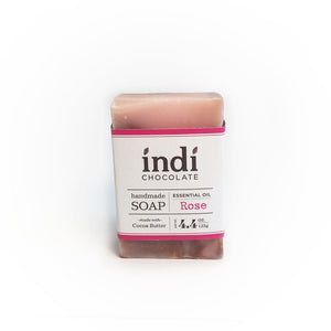 indi chocolate Rose Gift Set includes Rose Soap, as well.