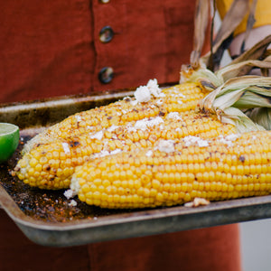 Molé Elote - Mexican Corn on the Cob