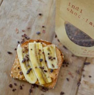 indi chocolate cacao nibs can be used the same way as nuts, but without the allergen concerns. Enjoy indi chocolate cacao nibs as part of this nutritious breakfast and snack.