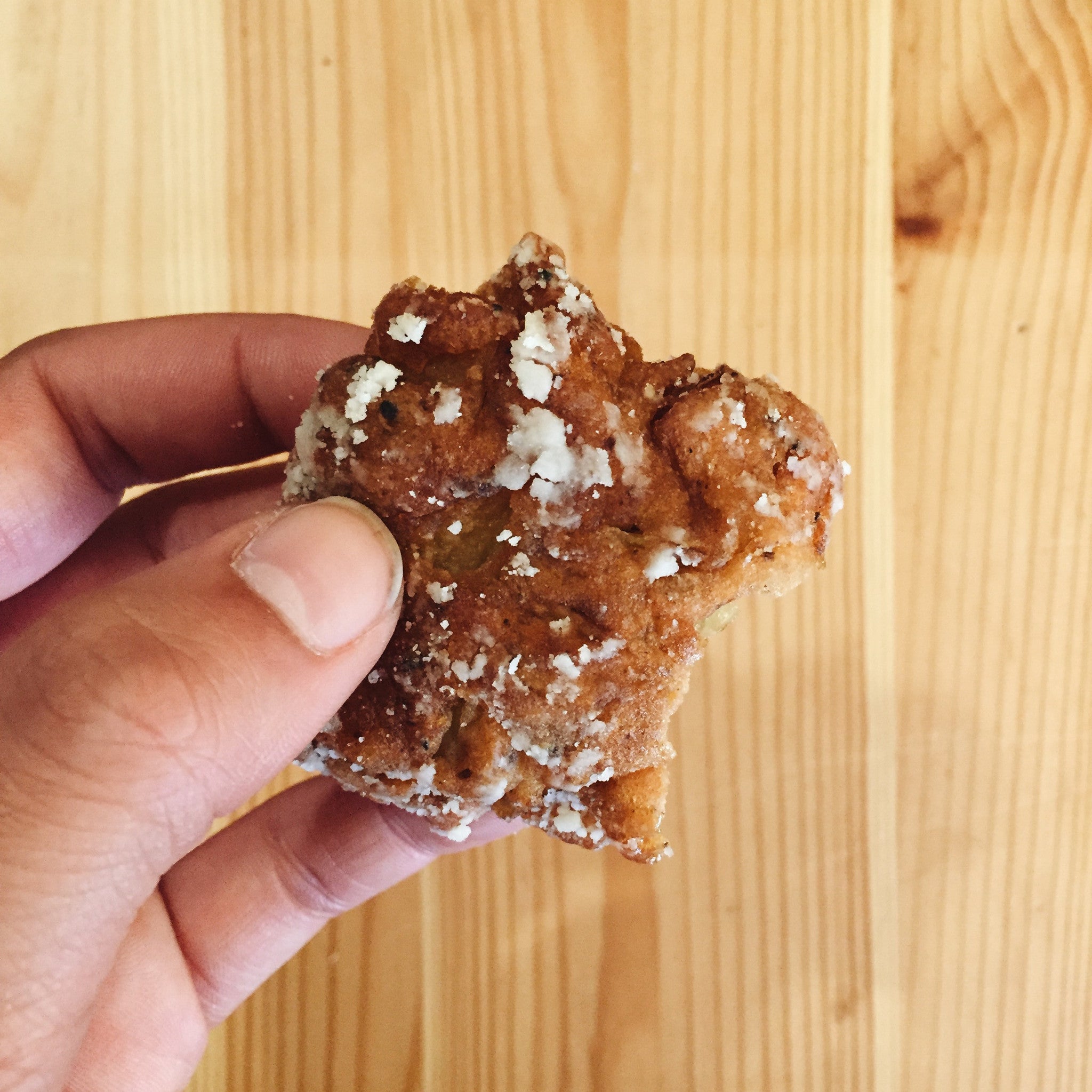 Apple Molé Beignets recipe from indi chocolate