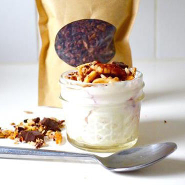 Make your own Double Chocolate Granola with this delicious and easy to follow recipe from indi chocolate.