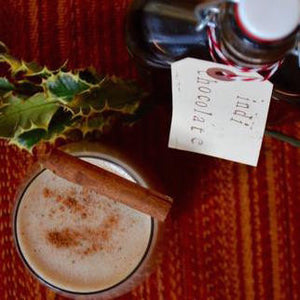 Horchata made with Rum infused in the indi chocolate Infusion Kit is a real crowd pleaser.