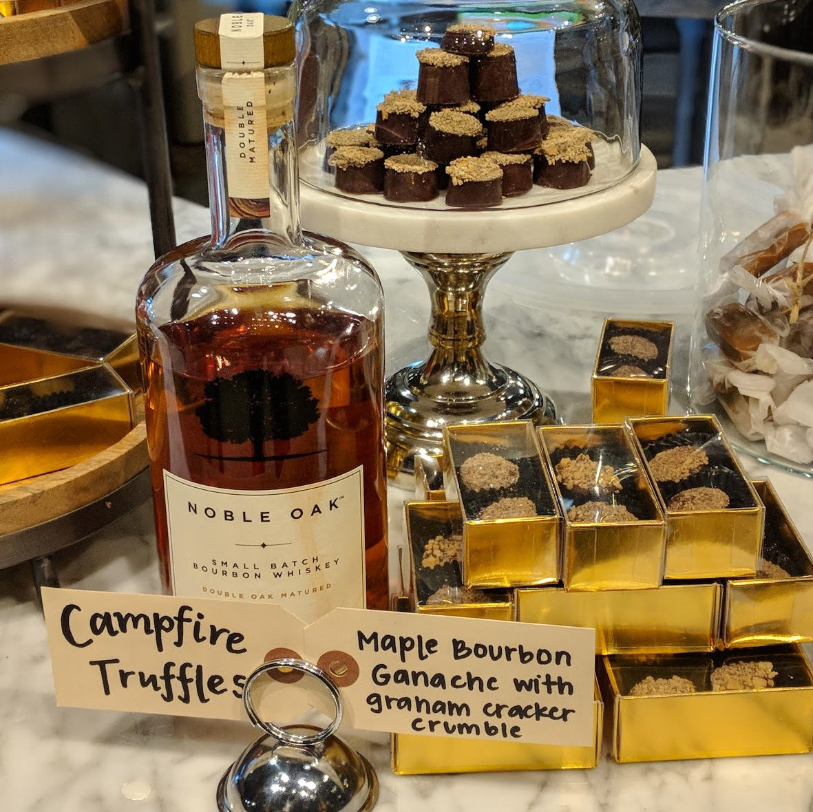 noble oak and indi chocolate