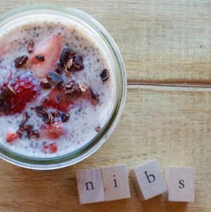 Cha, Cha, Chia! Add chia seeds and indi chocolate cacao nibs to this delicious and easy to follow recipe from indi chocolate.