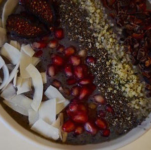 indi chocolate cacao nibs are excellent in smoothie bowls, smoothies, and other healthy recipes.