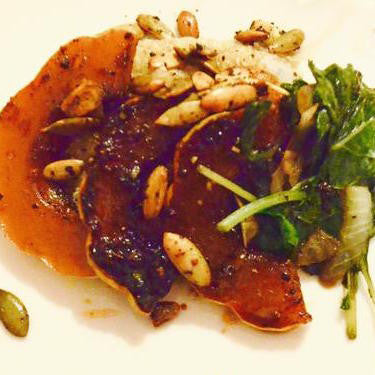 Barbecue Delicata Squash with Pepitas