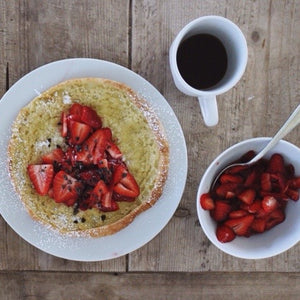 Strawberry-Nib German Pancakes