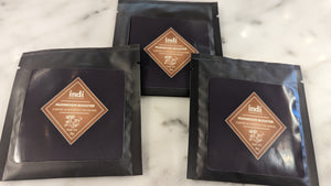 indi chocolate Mushroom and Cacao Booster combines Chaga, Reishi, Cordyceps, Lion's Mane, and Shitaki mushrooms, along with indi chocolate Chai Tea, for a delicious boost to the drink of your choice