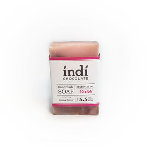 indi chocolate handmade Chocolate Soap is a joy to clean up with. 