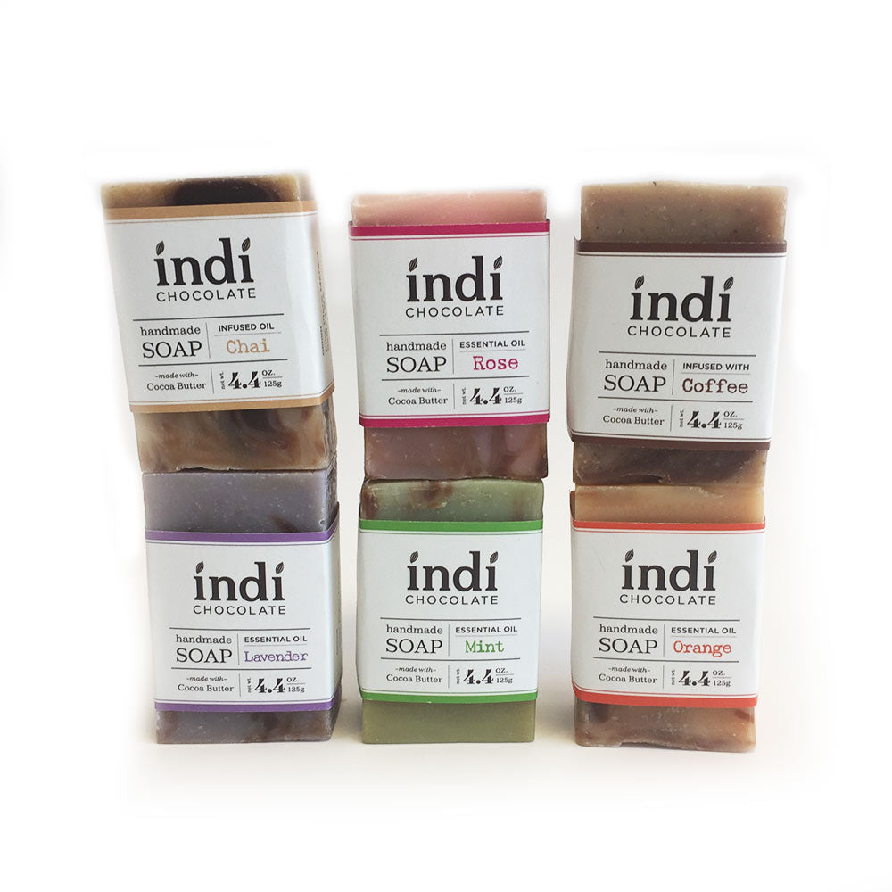 Handmade Chocolate Soap Gift Set - indi chocolate